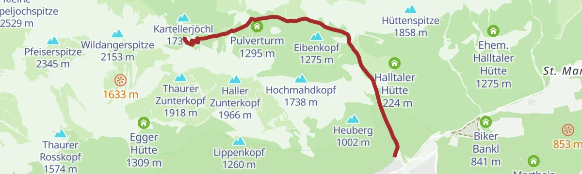 Route map: Tour Herrenhäuser MTB Tour 5000